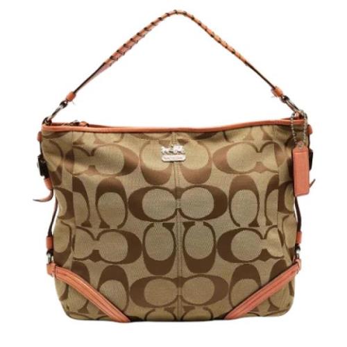 Pre-owned Canvas handbags Coach Pre-owned , Beige , Dames