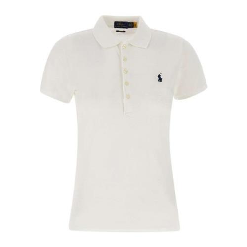 Witte Polo T-shirts en Polos Ralph Lauren , White , Dames