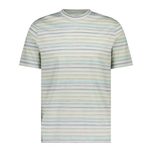 Gestreept T-shirt PS By Paul Smith , Green , Heren