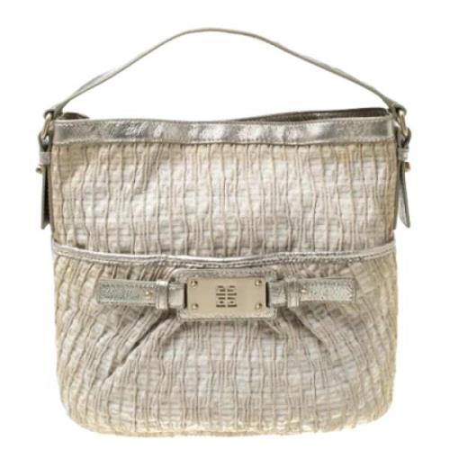 Pre-owned Leather handbags Givenchy Pre-owned , Beige , Dames