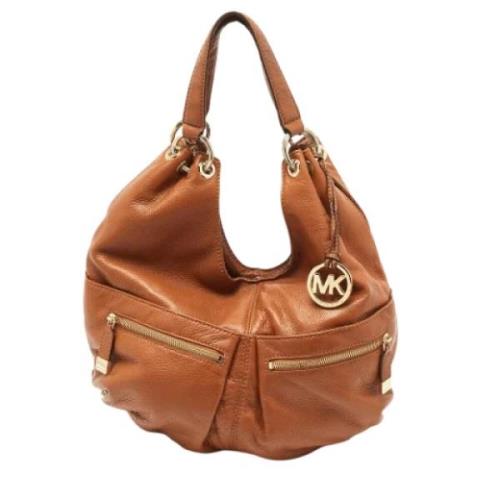 Pre-owned Leather handbags Michael Kors Pre-owned , Brown , Dames