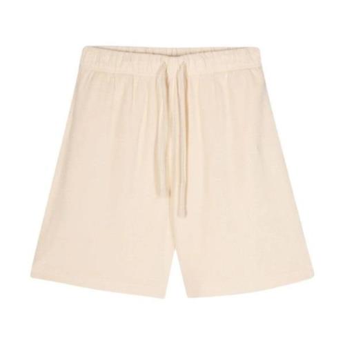 Witte Terry Shorts met Equestrian Knight Design Burberry , White , Her...