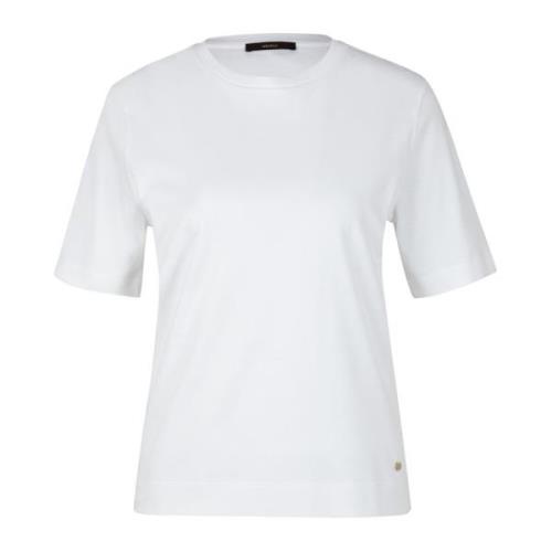 Klassiek Katoenen T-Shirt Windsor , White , Dames