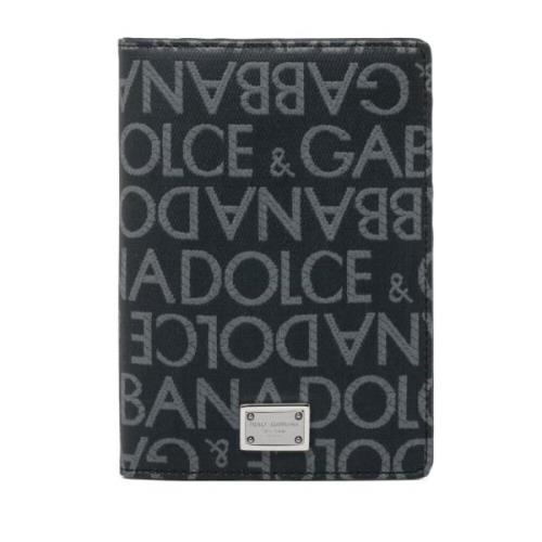 Zwarte Portemonnees - Stijlvolle Collectie Dolce & Gabbana , Black , H...
