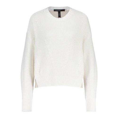 Round-neck Knitwear Marc Cain , White , Dames