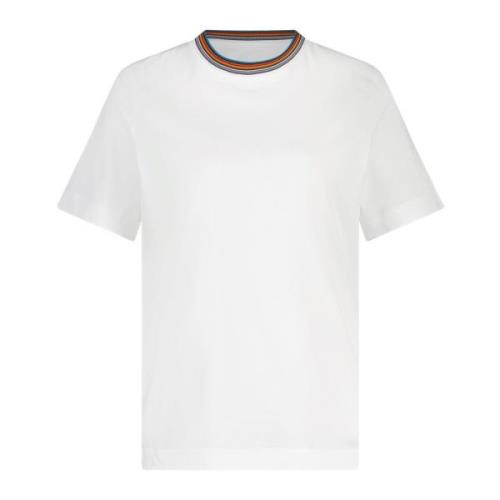 Comfortabel Katoenen T-Shirt met Gestreepte Kraag PS By Paul Smith , W...