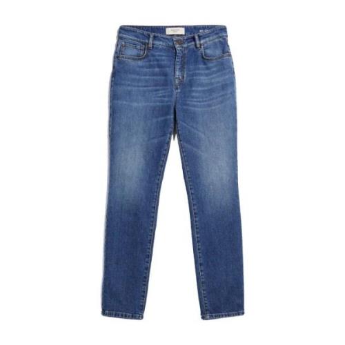 High-Waist Slim-fit Jeans Max Mara Weekend , Blue , Dames