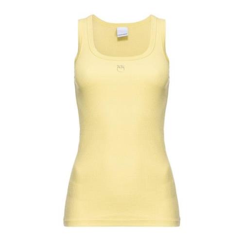 Stijlvolle T-Shirt Pinko , Yellow , Dames