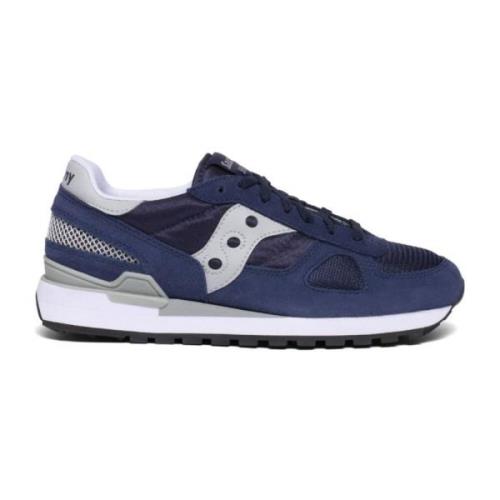 Blauwe Heren Shadow Sneakers Saucony , Blue , Heren