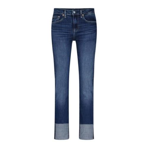 Girlfriend Style Hoge Taille Jeans Adriano Goldschmied , Blue , Dames