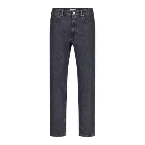 Klassieke Denim Straight Jeans voor Heren Closed , Black , Heren