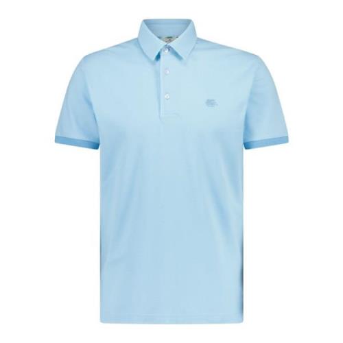 Polo Shirt met Logo Borduursel Etro , Blue , Heren