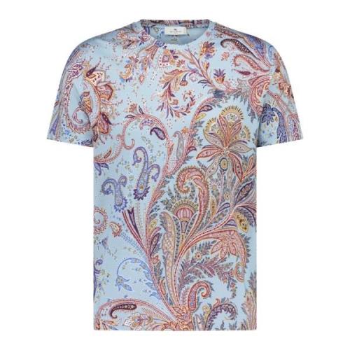 T-shirt met Paisley-patroon Etro , Multicolor , Heren