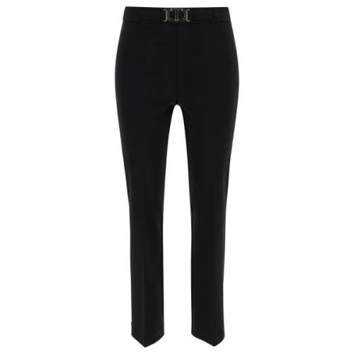 Zwarte Broek voor Vrouwen Twinset , Black , Dames