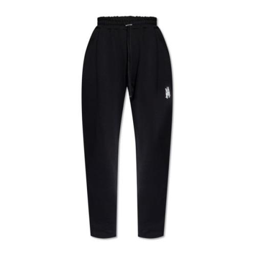 Sweatpants met logo Amiri , Black , Dames