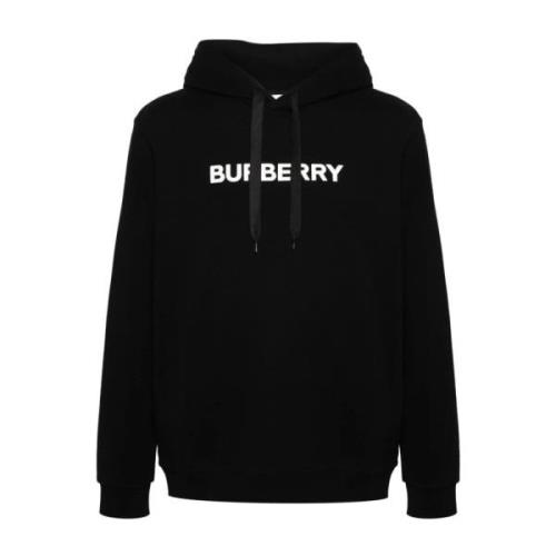 Zwarte Hoodie voor Heren Burberry , Black , Heren