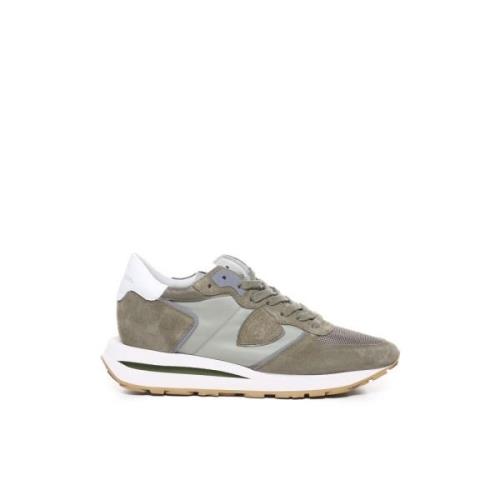 Khaki Sneakers met Memory Foam Philippe Model , Green , Heren