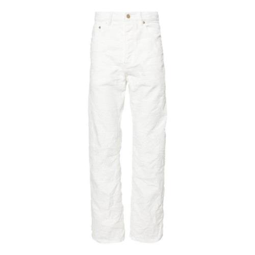 Klassieke witte katoenen jeans Purple Brand , White , Heren