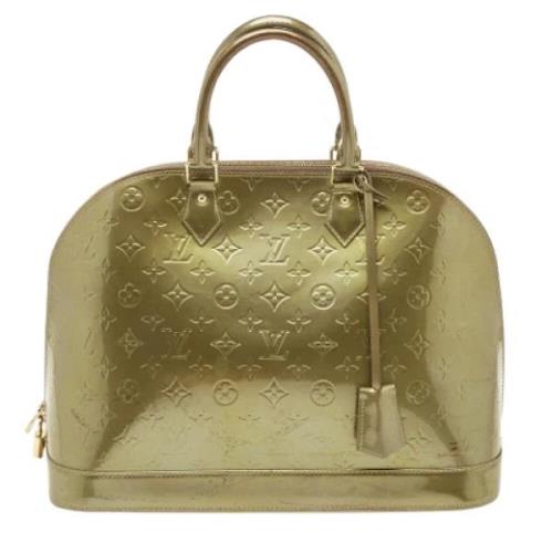 Pre-owned Leather louis-vuitton-bags Louis Vuitton Vintage , Green , D...