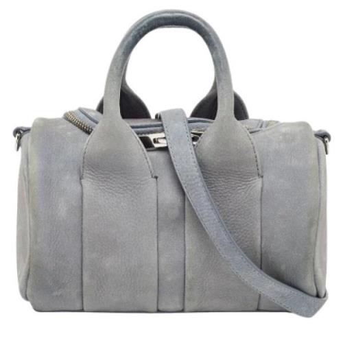 Pre-owned Suede handbags Alexander Wang Pre-owned , Gray , Dames