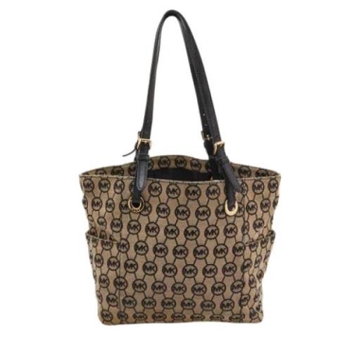 Pre-owned Canvas totes Michael Kors Pre-owned , Beige , Dames