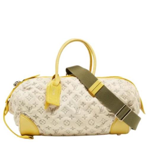 Pre-owned Denim louis-vuitton-bags Louis Vuitton Vintage , Yellow , Da...
