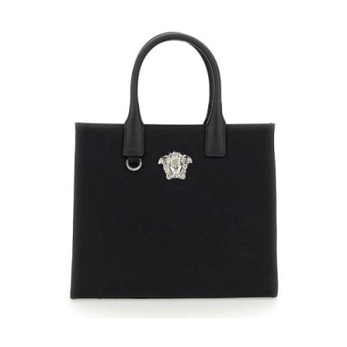 Kleine Shopper Tas Versace , Black , Dames