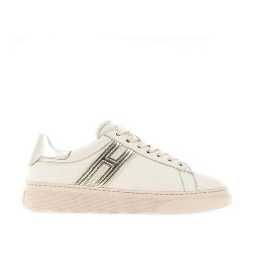 Sneakers van metallic leer met uitneembare binnenzool Hogan , Multicol...