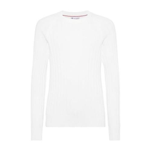 Stijlvolle Sweaters Brunello Cucinelli , White , Heren