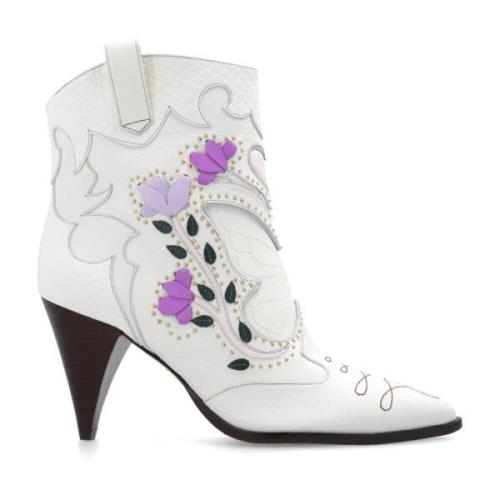 Shelby hakken cowboy laarzen Sophia Webster , White , Dames