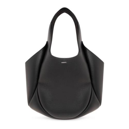 Swipe leren shopper tas Coperni , Black , Dames