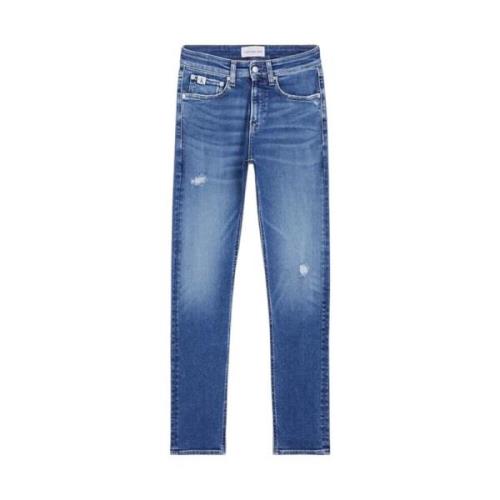 Klassieke Denim Jeans Calvin Klein , Blue , Heren