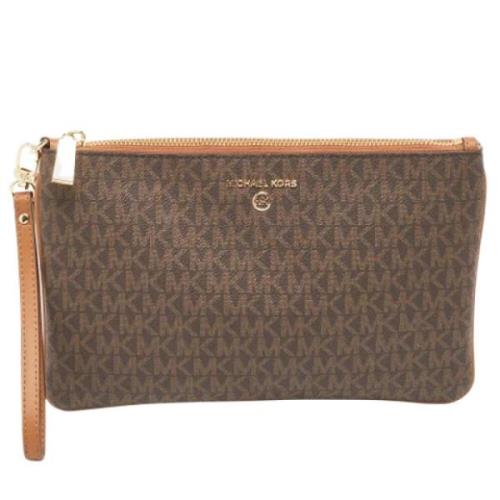 Pre-owned Canvas clutches Michael Kors Pre-owned , Brown , Dames