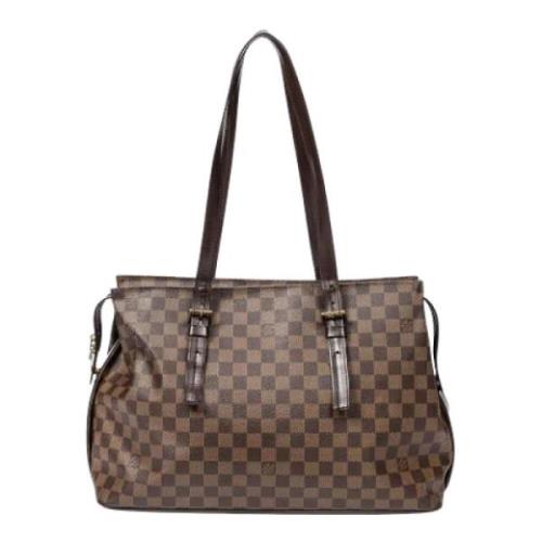 Pre-owned Canvas louis-vuitton-bags Louis Vuitton Vintage , Brown , Da...