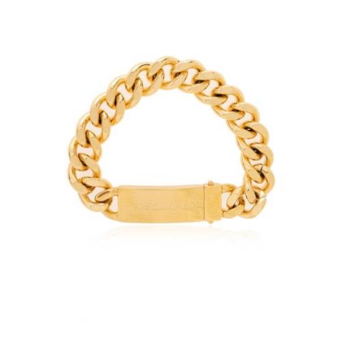 Messing armband Dsquared2 , Yellow , Heren