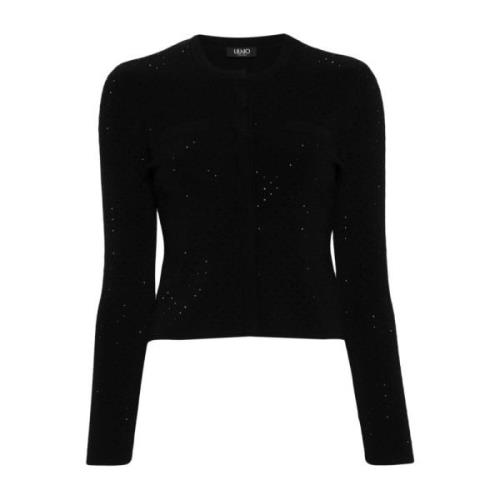 Zwarte Cardigan voor Vrouwen Liu Jo , Black , Dames