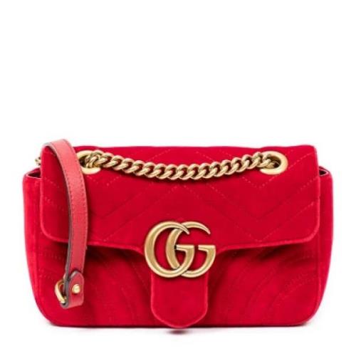 Pre-owned Leather gucci-bags Gucci Vintage , Red , Dames