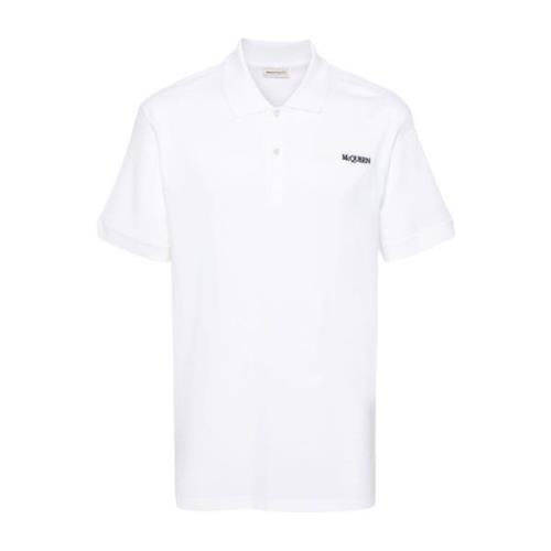 Witte T-shirts en Polos Alexander McQueen , White , Heren