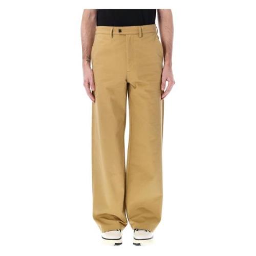 Wijde Chino Broek Amiri , Beige , Heren