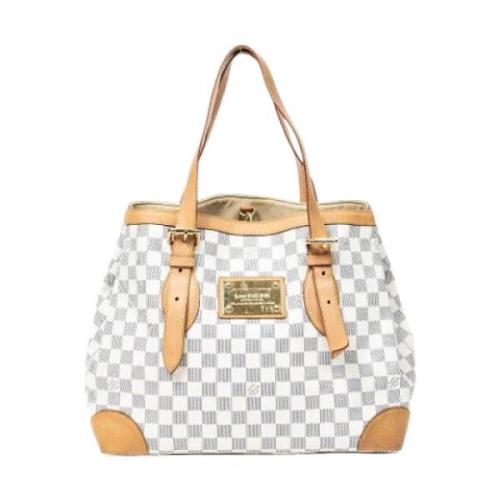 Pre-owned Fabric louis-vuitton-bags Louis Vuitton Vintage , White , Da...