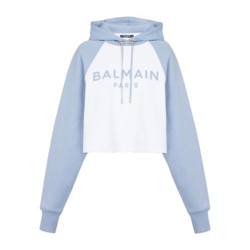 Paris hoodie Balmain , Multicolor , Dames