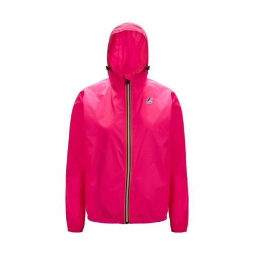 Elegante Nylon Licht Jack K-Way , Pink , Dames