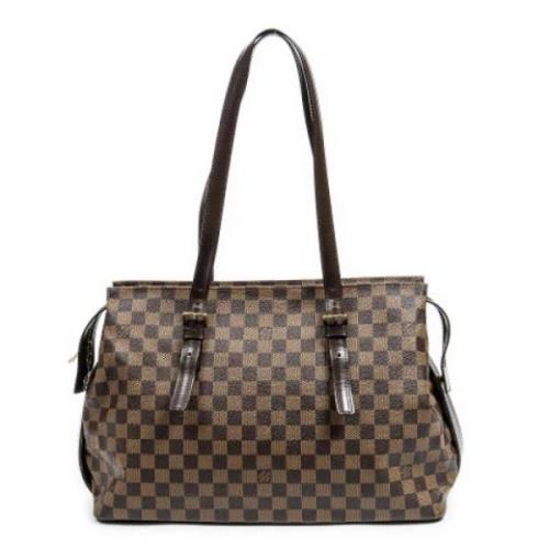 Pre-owned Fabric shoulder-bags Louis Vuitton Vintage , Brown , Dames