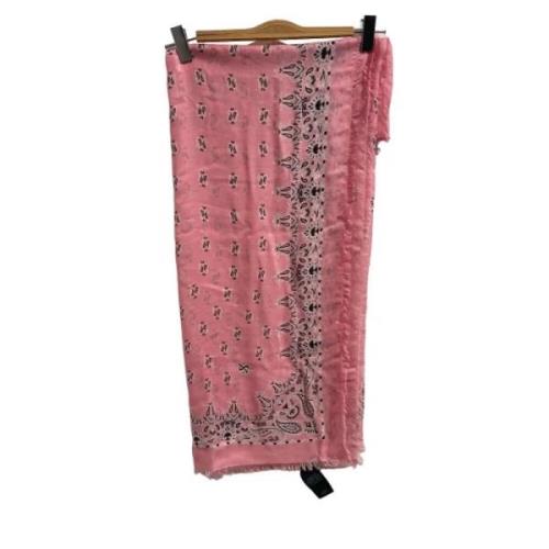Pre-owned Cashmere scarves Yves Saint Laurent Vintage , Pink , Dames
