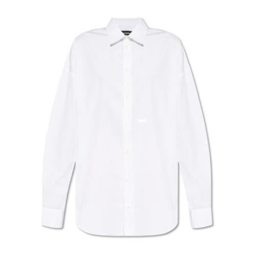 Katoenen shirt Dsquared2 , White , Dames