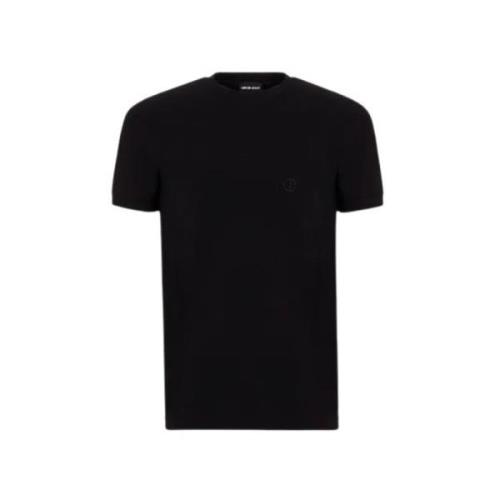 Stijlvolle T-shirts en Polos Giorgio Armani , Black , Heren