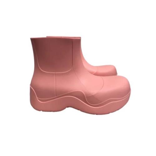 Pre-owned Rubber boots Bottega Veneta Vintage , Pink , Dames