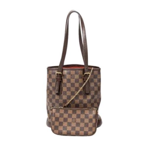 Pre-owned Fabric louis-vuitton-bags Louis Vuitton Vintage , Brown , Da...