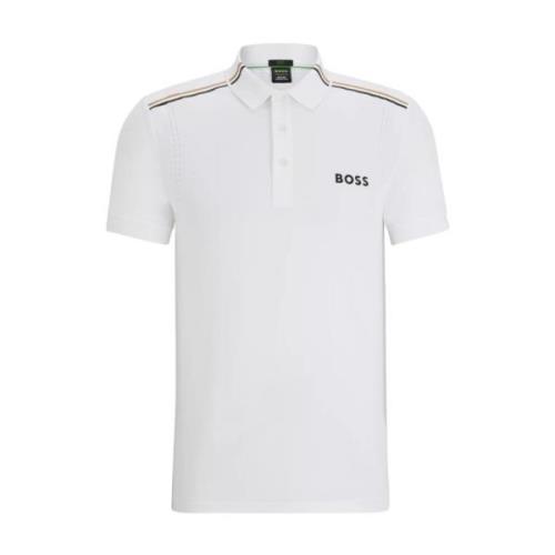 Klassieke Polo Shirt Boss , White , Heren