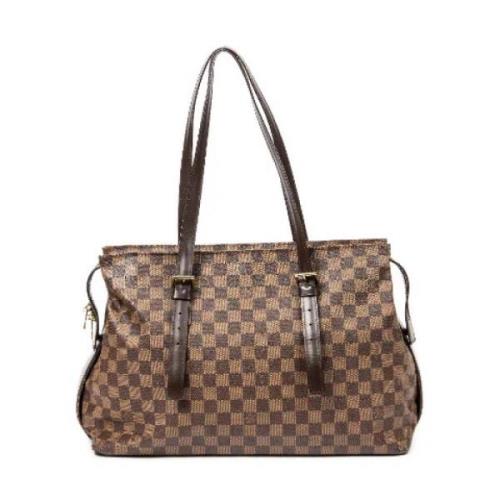 Pre-owned Fabric shoulder-bags Louis Vuitton Vintage , Brown , Dames